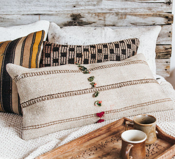 vintage boho tukish kilim cushion pillow