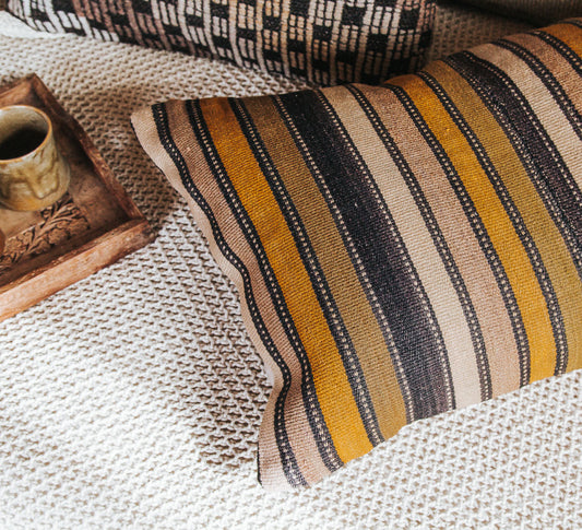 vintage boho tukish kilim cushion pillow