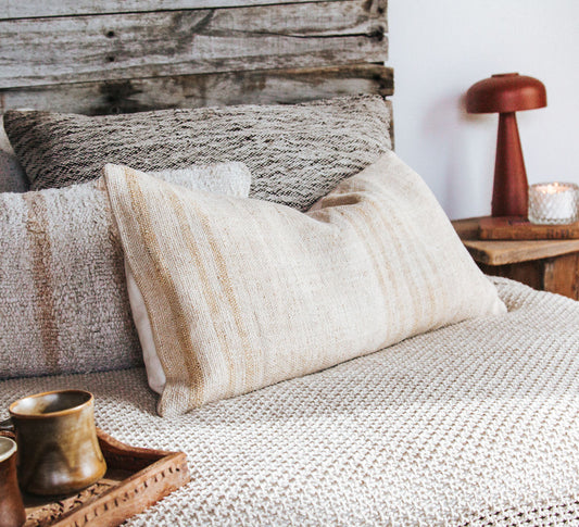 vintage boho turkish kilim cushion pillow