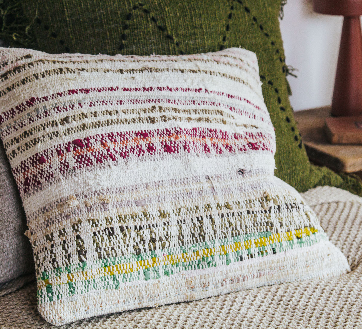 vintage boho turkish kilim cushion pillow