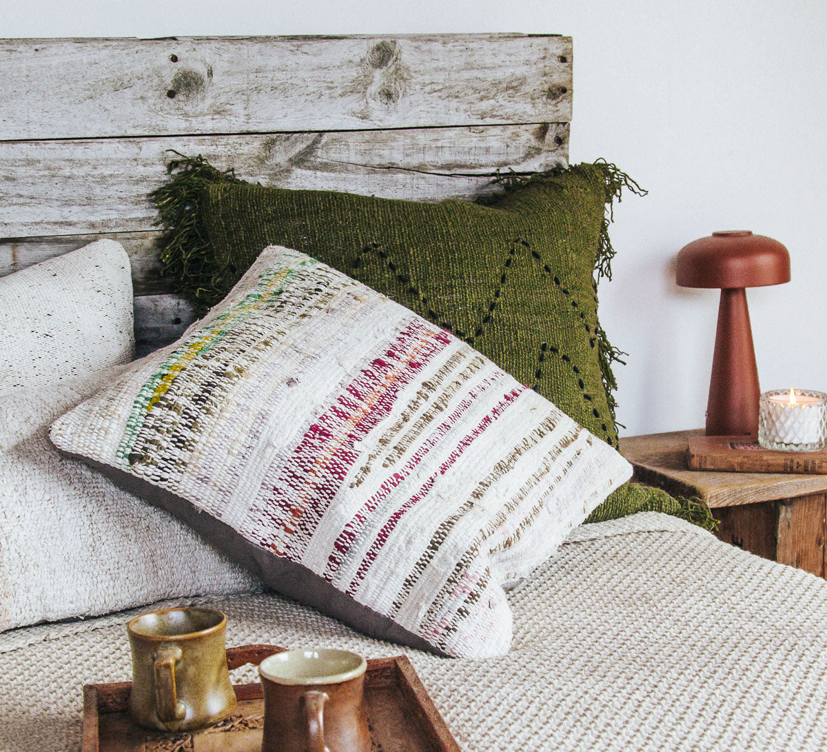 vintage boho turkish kilim cushion pillow