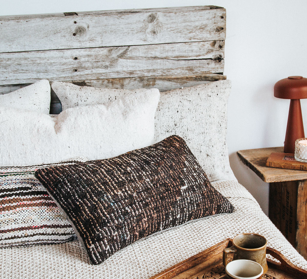 vintage boho turkish kilim cushion pillow