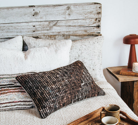 vintage boho turkish kilim cushion pillow