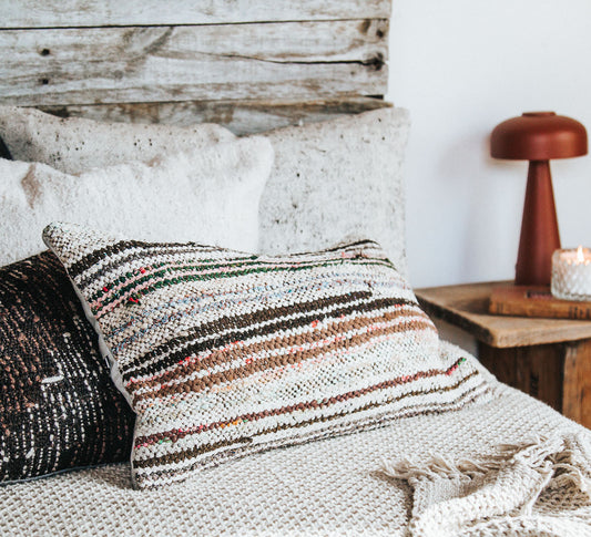 vintage boho turkish kilim cushion pillow