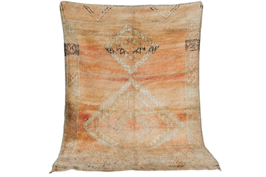 vintage boho woollen boujaad moroccan handmade rug
