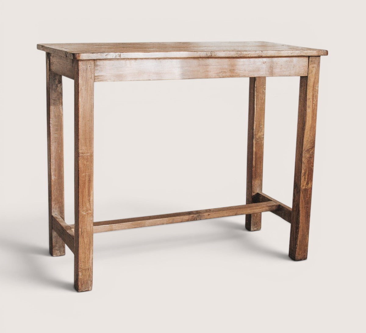 vintage boho rustic wooden hall console entryway table dresser table