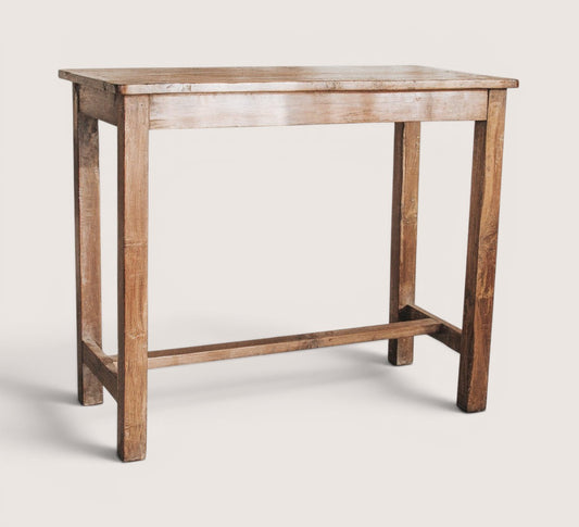 vintage boho rustic wooden hall console entryway table dresser table