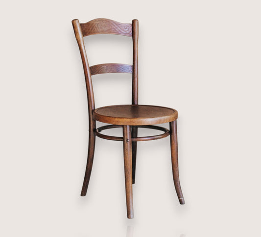 vintage boho wooden bentwood dining chair